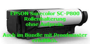 EPSON Surecolor SC-P800 incl. Rollenhalterung ohne Aufpreis